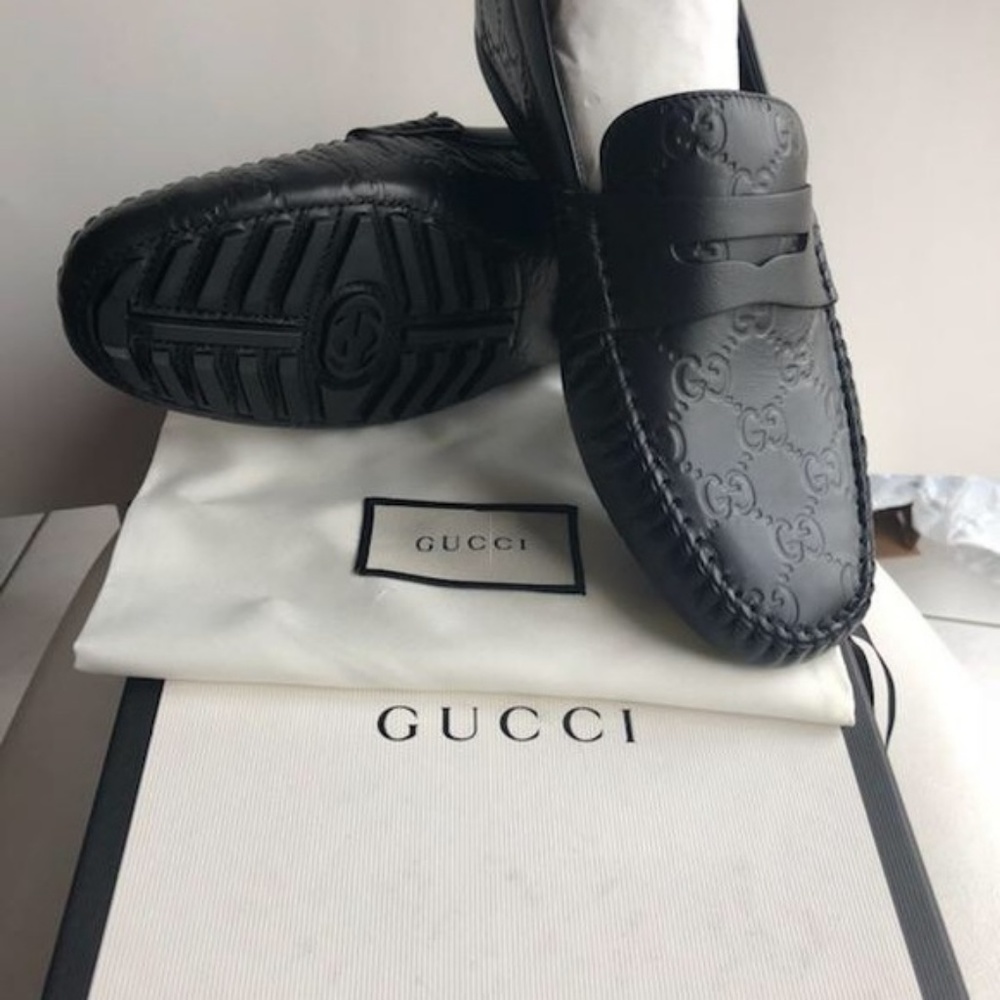 GUCCI Signature Driver Loafers- Guccissima leather - Picture 7 of 7